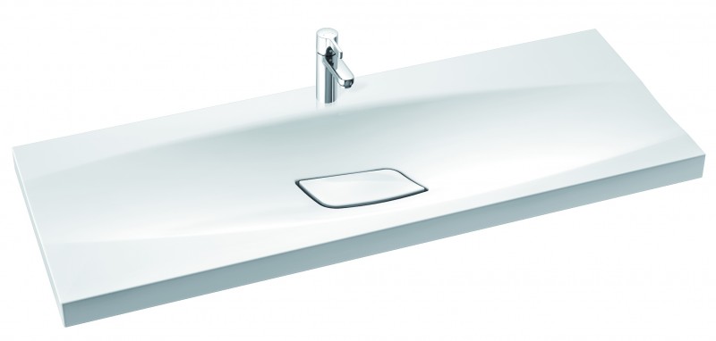 Marmorin Noel 120 umywalka z otworem 120x45 cm Mineralicast 582 120 020 011