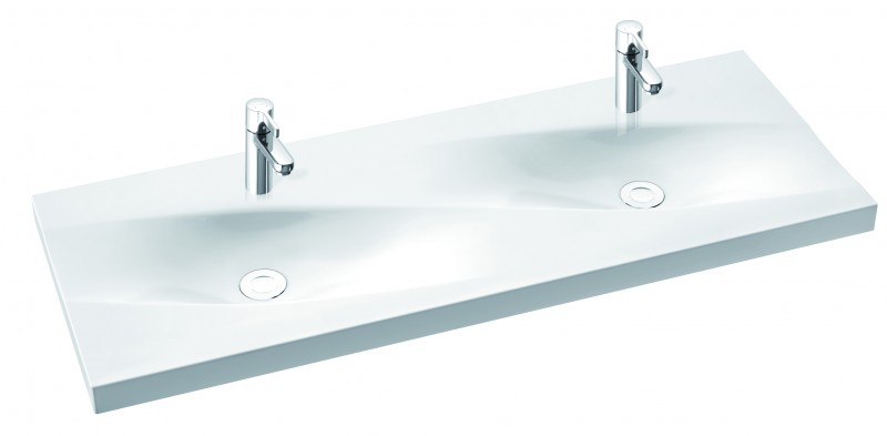 Marmorin Noel 120 Duet umywalka podwójna 120x45 cm 583 120 020 012