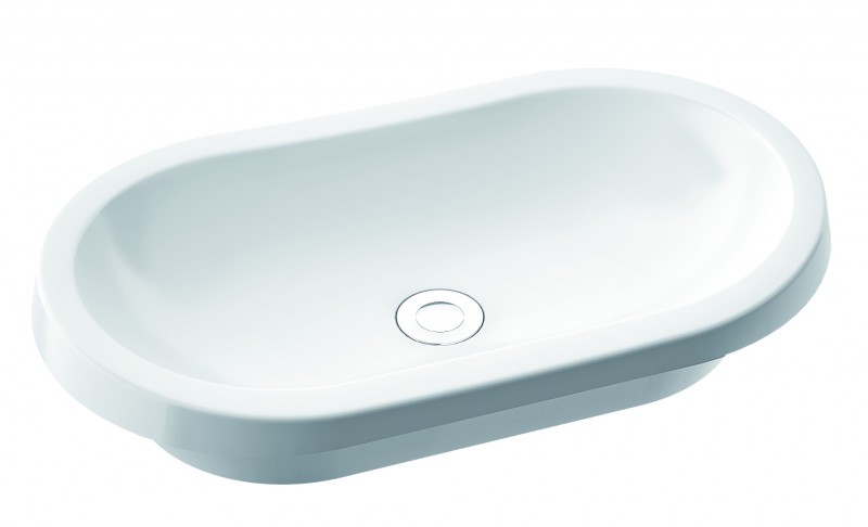 Marmorin Pia 600 umywalka stawiana na blat 62x36 cm Mineralicast 570 060 020 010