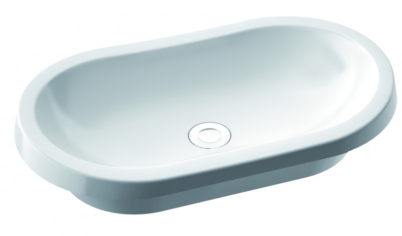 Marmorin Pia 700 umywalka stawiana na blat 72x36 cm Mineralicast 572 070 020 010