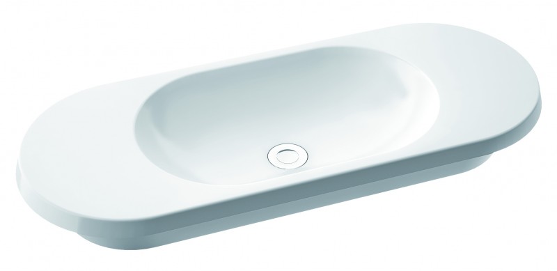 Marmorin Pia 900 umywalka nablatowa 92x36 cm Mineralicast 573 090 020 010