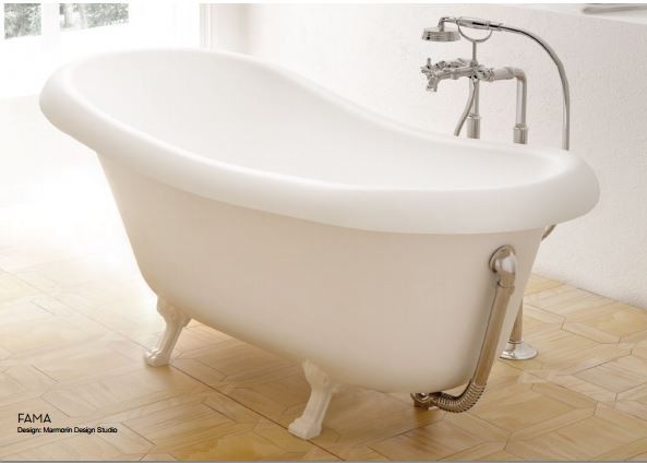 Marmorin Fama wanna wolnostojąca retro Mineralicast 173x82,5 566 173 020 010