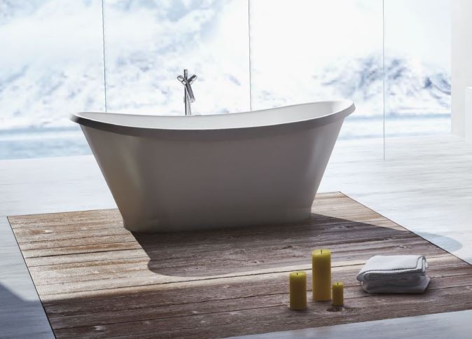 Marmorin Pia wanna wolnostojąca 160x65 Mineralicast P_W_070_05_1607