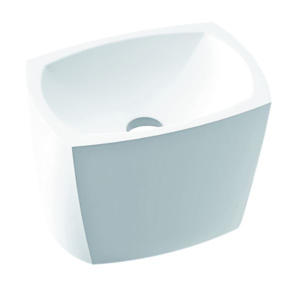 Marmorin Isar umywalka stawiana na blat 46x33 cm Mineralicast P 597 040 020 010