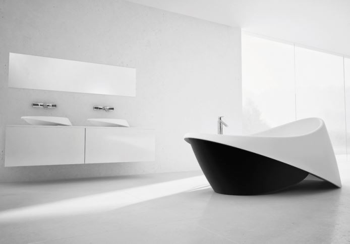 Marmorin Goccia umywalka stawiana na blat 64x42,5 cm Mineralicast P 595 065 020 010