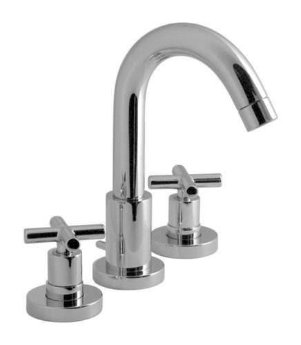 Vado Elements Water bateria umywalkowa trzyotworowa chrom ELW-101-C/P