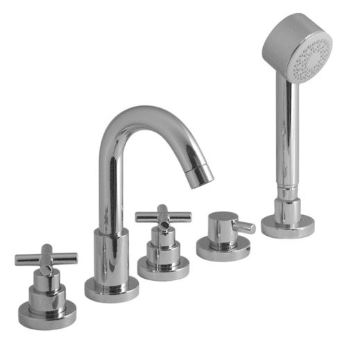 Vado Elements Water bateria wannowa pięciootworowa chrom ELW-135-3/4-C/P