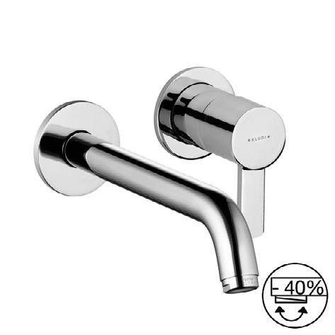 Kludi Zenta jednouchwytowa bateria umywalkowa podtynkowa wylewka 230mm chrom 382450575