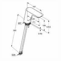 Kludi Balance bateria umywalkowa bezdotykowa elektroniczna chrom 52 100 05