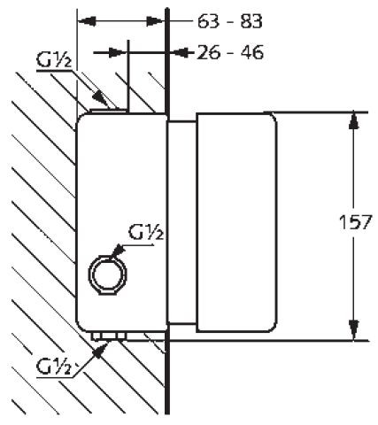 Kludi termostat element podtynkowy do baterii termostatycznej 35 156
