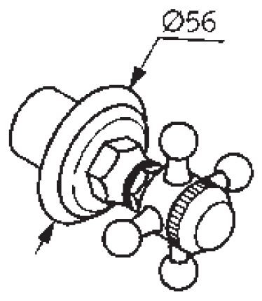 Kludi Adlon zawór podtynkowy do wody zimnej chrom 51 815 05 20