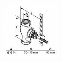 Kludi zawór podtynkowy przyłącze 3/4" 29 811