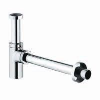 Kludi syfon umywalkowy butelkowy chrom 10 020 05-00