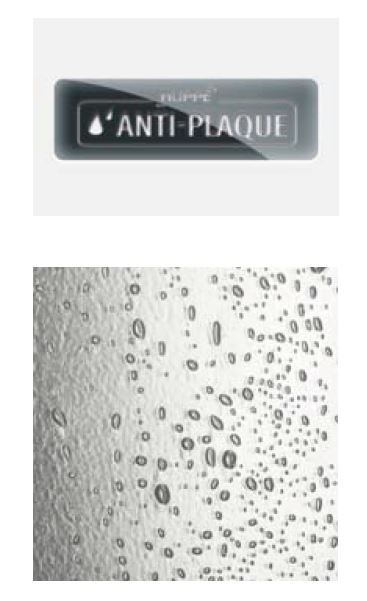 Huppe dopłata do szkła przeźroczystego z Anti-Plaque - KABINA ANTI-PLAQUE 322