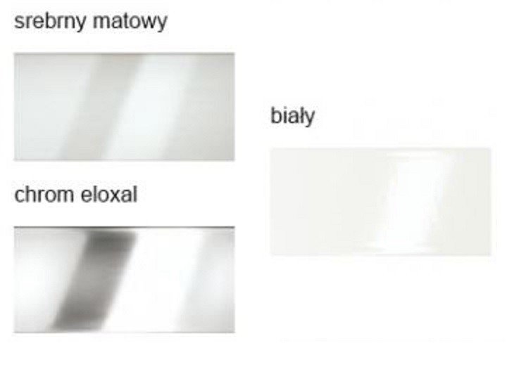 Huppe dopłata do profila w kolorze chrom eloxal - DRZWI CHROM ELOXAL 092