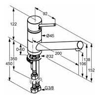 Kludi Scope jednouchwytowa bateria kuchenna zlewozmywakowa chrom 33 939 05 75