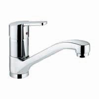 Kludi Logo Neo jednouchwytowa bateria kuchenna zlewozmywakowa chrom 37 913 05 75