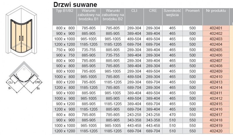 Huppe Aura elegance kabina półokrągła 120x120 wys.1900mm drzwi przesuwne srebrny matowy przeźroczyste 402404.087.321