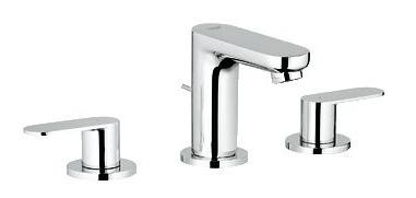 Grohe Eurosmart Cosmopolitan bateria umywalkowa trzyotworowa z korkiem chrom 20187000