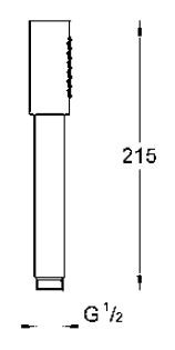 Grohe Sena główka słuchawka prysznicowa chrom 28034000