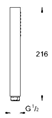 Grohe Euphoria Cube+ główka słuchawka prysznicowa chrom 27884001