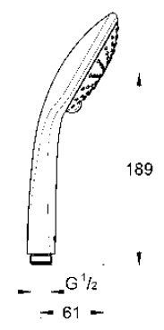 Grohe Euphoria Duo główka słuchawka prysznicowa chrom 27238000