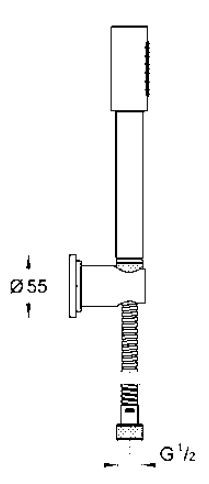 Grohe Sena zestaw prysznicowy chrom 28348000