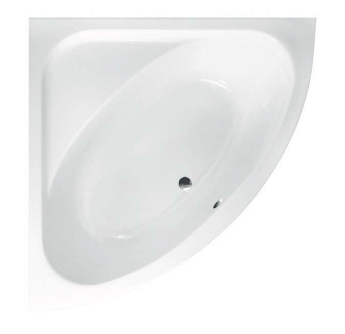 BESCO Luksja wanna narożna 148x148 biały WAL-150-NS