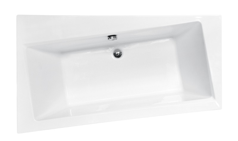 BESCO Infinity wanna asymetryczna lewa 150x90 biały WAI-150-NL