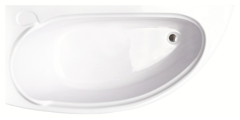 PMD Piramida Mini wanna asymetryczna lewa 150x70 biały WAM-150-NL