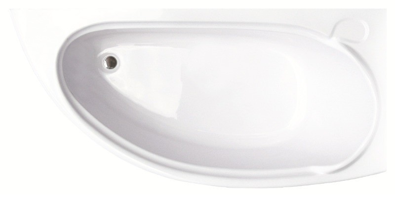 PMD Piramida Mini wanna asymetryczna prawa 150x70 biały WAM-150-NP