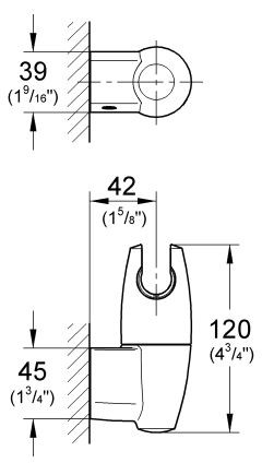 Grohe Movario uchwyt punktowy chrom 28401000