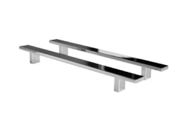 PMD Piramida uchwyt metalowy do wanny kwadratowy chrom połysk PP-UCH-Q