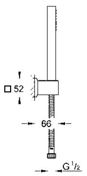 Grohe Euphoria Cube+ zestaw prysznicowy chrom 27889000
