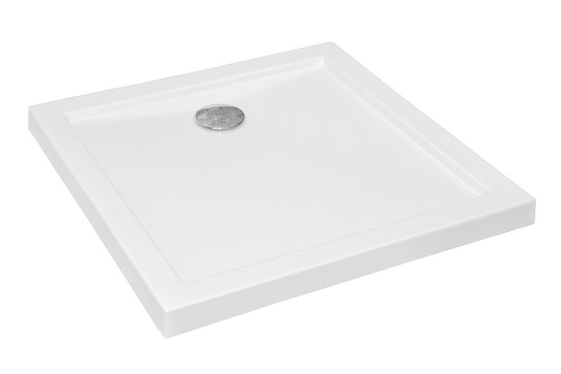 BESCO Aquarius brodzik kwadratowy 80x80 biały BAA-80-K