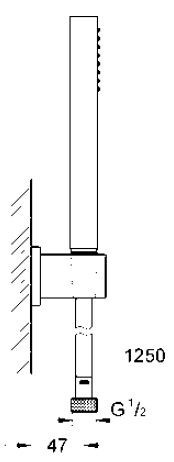 Grohe Euphoria Cube zestaw prysznicowy chrom 27703000
