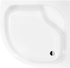 PMD Piramida Diper I brodzik półokrągły 90x90 biały BAD-90-NK