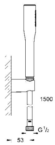 Grohe Euphoria Cosmopolitan zestaw prysznicowy chrom 27369000