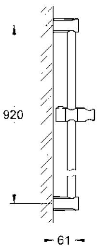 Grohe New Tempesta Cosmopolitan drążek prysznicowy 0,9m chrom 27522000