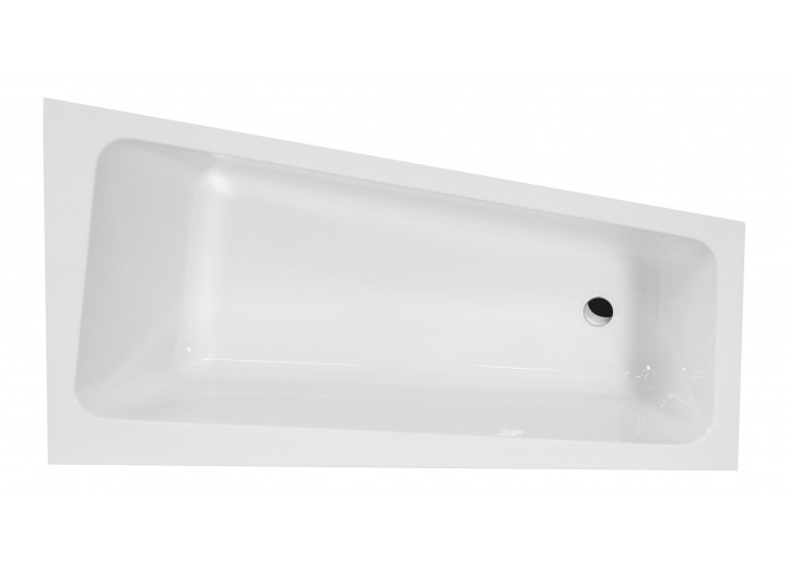 Excellent Ava Side wanna asymetryczna prawa 150x80 z nogami WAAC.AVP15WH