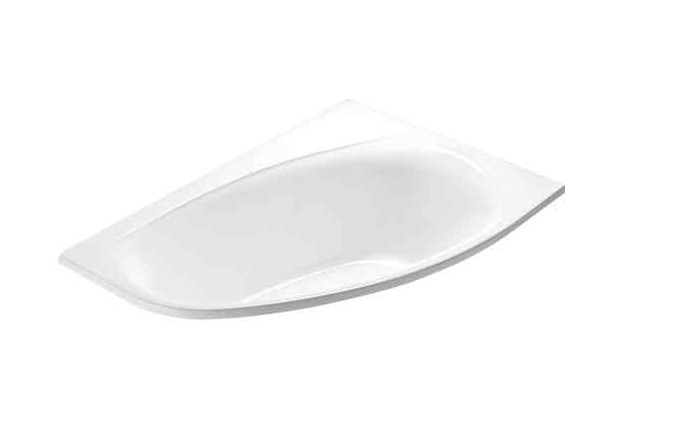 Excellent Kameleon wanna asymetryczna 170x110 prawa z nogami WAEX.KMP17WH