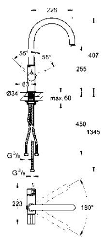 Grohe Red Duo bateria kuchenna zlewozmywakowa supersteel 30033DC0