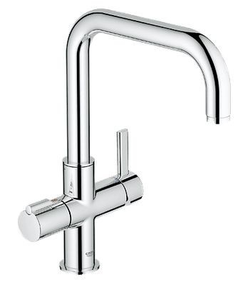 Grohe Red Duo bateria kuchenna zlewozmywakowa supersteel 30097DC0