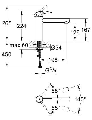 Grohe Concetto bateria kuchenna zlewozmywakowa supersteel 31128DC1