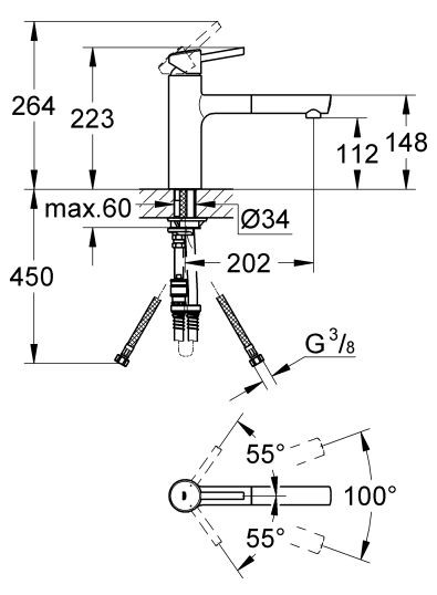 Grohe Concetto bateria kuchenna zlewozmywakowa chrom 31129001