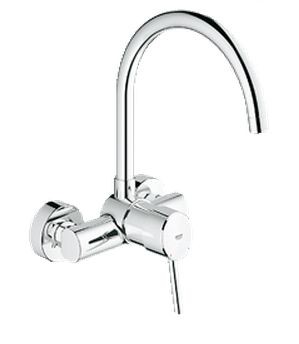 Grohe Concetto bateria kuchenna zlewozmywakowa ścienna chrom 32667001