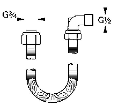 Grohe Talentofill zestaw przyłączeniowy 28993000