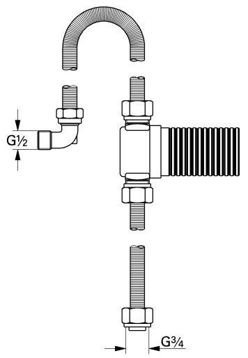 Grohe Talentofill zestaw przyłączeniowy 28995000