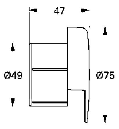 Grohe Talento rozeta chrom 19954000
