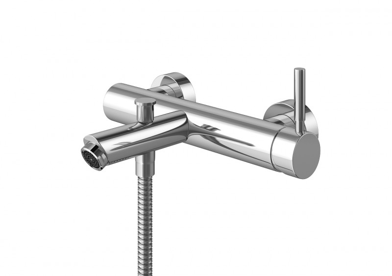 Kohlman Roxin bateria wannowa ścienna chrom QW110R